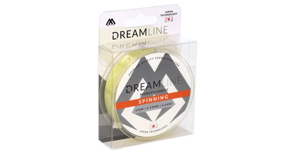 MIKADO - vlasec - dreamline spinning - 0.18mm/4.79kg/150m - žlté - 1 cievka