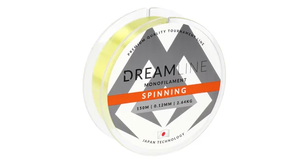 MIKADO - vlasec - dreamline spinning - 0.22mm/6.18kg/150m - žlté - 1 cievka