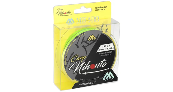 MIKADO - Vlasec Nihonto Carp Fluo Žltá 300 m 0,23 mm/6,00 kg