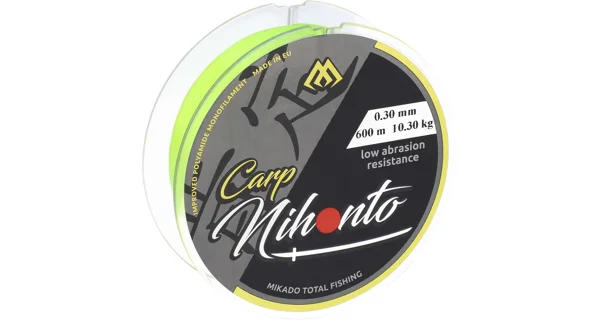 MIKADO - Vlasec Nihonto Carp Fluo/Žltá 600 m 0,28 mm/8,80 kg