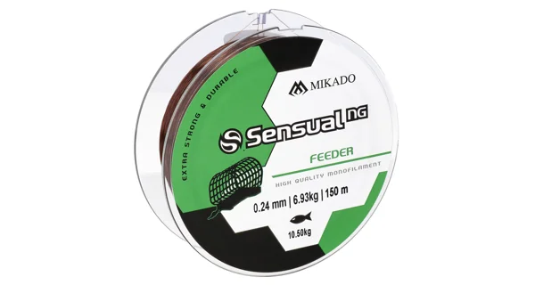 MIKADO - Vlasec Sensual NG Feeder Brown 150 m 0,26 mm