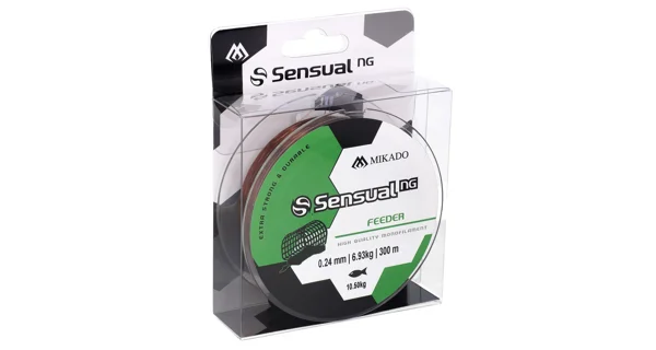 MIKADO - Vlasec Sensual NG Feeder Brown 300 m 0,22 mm
