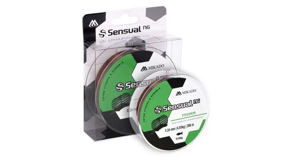 MIKADO - Vlasec Sensual NG Feeder Brown 300 m 0,28 mm