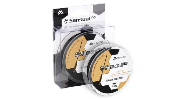 MIKADO - Vlasec Sensual NG Match 150 m 0,18 mm/6,5 kg Čierna