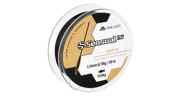MIKADO - Vlasec Sensual NG Match 150 m 0,20 mm/7,5 kg Čierna