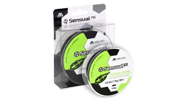 MIKADO - Vlasec Sensual NG Method Feeder Black 150 m 0,24 mm