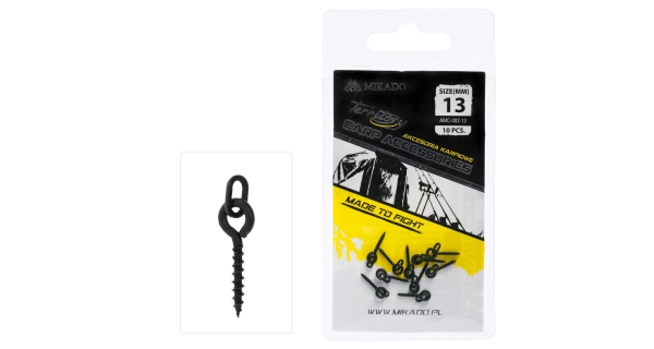 MIKADO - Vrtáčik na boillies s krúžkom 002 13 mm 10 ks