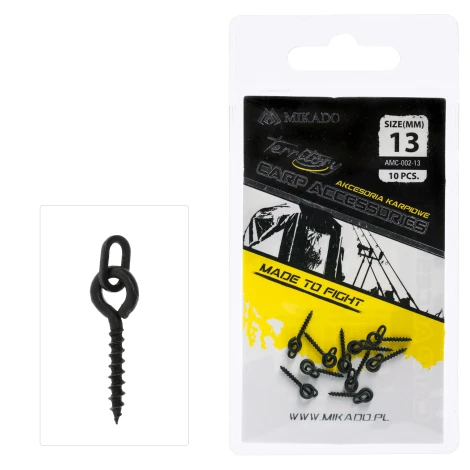 MIKADO - Vrtáčik na boillies s krúžkom 002 13 mm 10 ks