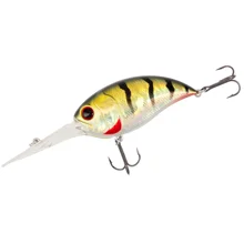 MIKADO - Wobler Crazy Crank Plávajúce 6,2 cm 19,7 g Green Perch