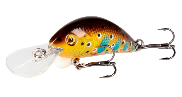 MIKADO - Wobler Fishunter Cavalier Plávajúce 4 cm Brown Trout