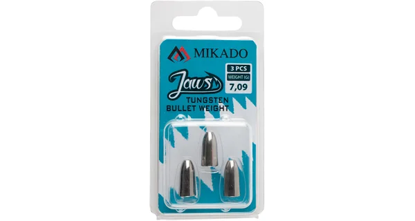 MIKADO - Záťaž Jaws Tungsten Bullet Oceľová Sivá 21,26 g