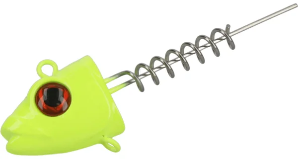 MIKADO - Zavrtávacia Hlavička Jaws Vertical 45 g Fluo 2 ks