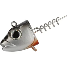 MIKADO - Zavrtávacia Hlavička Jaws Vertical 45 g Natural Roach 2 ks