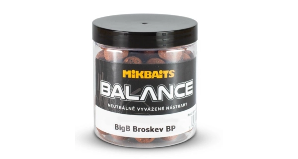MIKBAITS - Big balance 250 ml - BigB broskyňa black pepper 20 mm