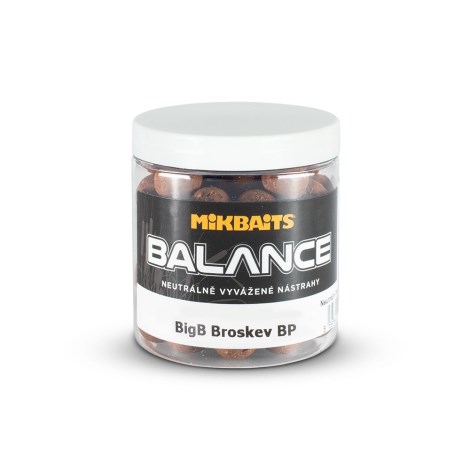 MIKBAITS - Big balance 250 ml - BigB broskyňa black pepper 24 mm