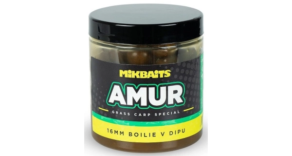 MIKBAITS - Boilie v dipe Amur Range 16 mm 250 ml