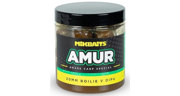 MIKBAITS - Boilie v dipe Amur Range 20 mm 250 ml