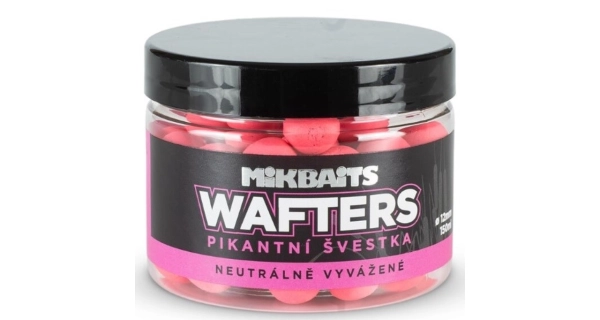 MIKBAITS - Boilie Wafters Pikantná slivka 150 ml 16 mm