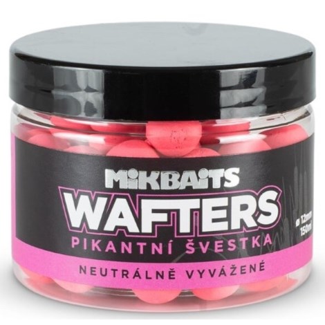 MIKBAITS - Boilie Wafters Pikantná slivka 150 ml 16 mm