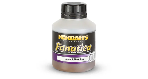 MIKBAITS - Booster Fanatica 250 ml Losos Ráčik Asa