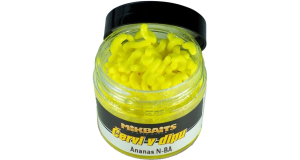 MIKBAITS - Červy v dipe 50 ml Ananás NBA