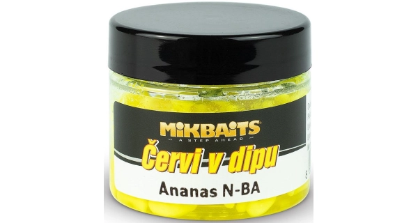 MIKBAITS - Červy v dipe 50 ml Ananás NBA