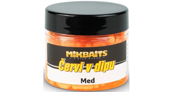 MIKBAITS - Červy v dipe 50 ml Med