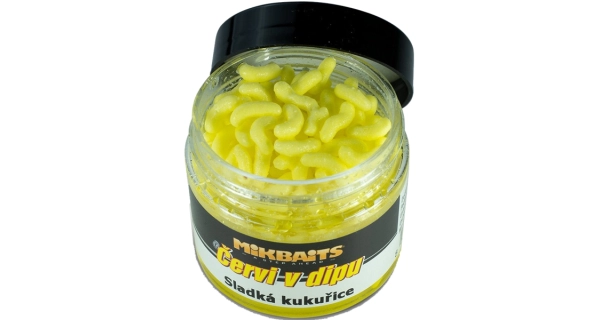 MIKBAITS - Červy v dipe 50 ml Sladká kukurica