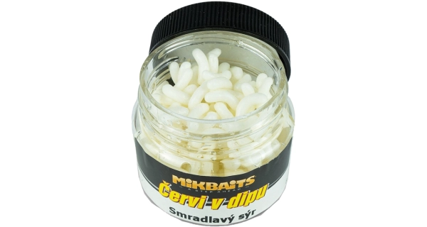 MIKBAITS - Červy v dipe 50 ml Smradľavý syr