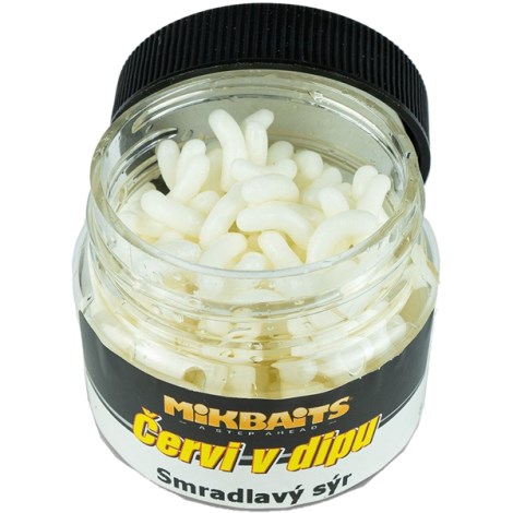 MIKBAITS - Červy v dipe 50 ml Smradľavý Syr