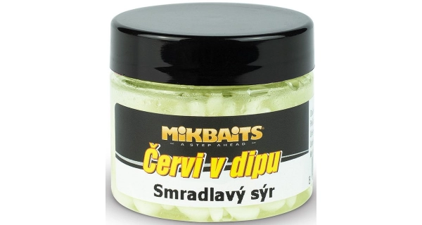 MIKBAITS - Červy v dipe 50 ml Smradľavý syr