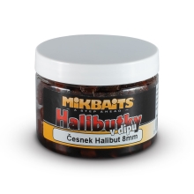 MIKBAITS - Halibutky v dipe 150 ml Cesnak Halibut 8 mm