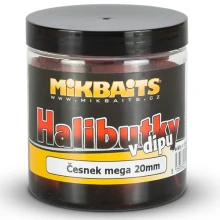 MIKBAITS - Halibutky v dipe 20 mm 250 ml Cesnak Halibut
