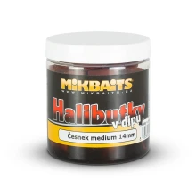 MIKBAITS - Halibutky v dipe 250 ml Cesnak Halibut 14 mm