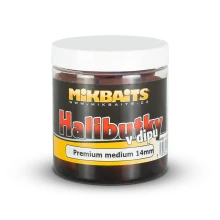 MIKBAITS - Halibutky v dipe 250 ml - premium halibut 14 mm