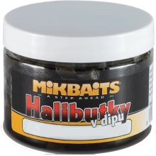 MIKBAITS - Halibutky v dipe 8 mm 150 ml Slivka Halibut