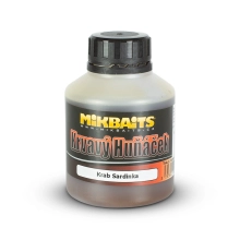 MIKBAITS - Krvavý huniačik booster 250 ml - krab sardinka