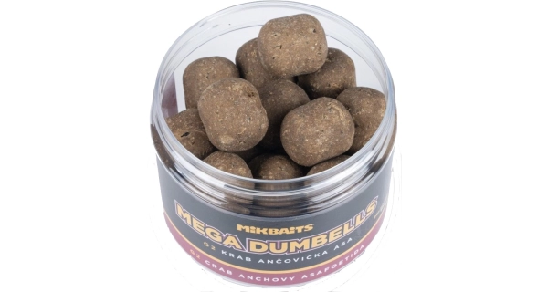 MIKBAITS - Mega Dumbells Gangster G2 Krab Ančovička Asa 24x30 mm 500 ml