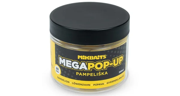 MIKBAITS - Mega plávajúce Fluo boilie 25 mm 300 ml Púpava