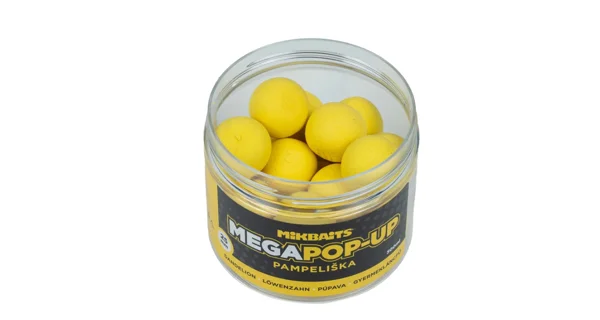 MIKBAITS - Mega plávajúce Fluo boilie 25 mm 300 ml Púpava