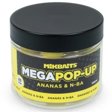 MIKBAITS - Mega plávajúce Fluo boilies 25 mm 300 ml Ananás N-BA