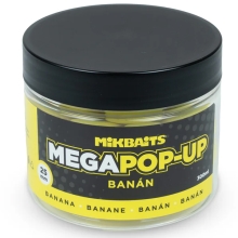MIKBAITS - Mega plávajúce Fluo boilies 25 mm 300 ml Banán