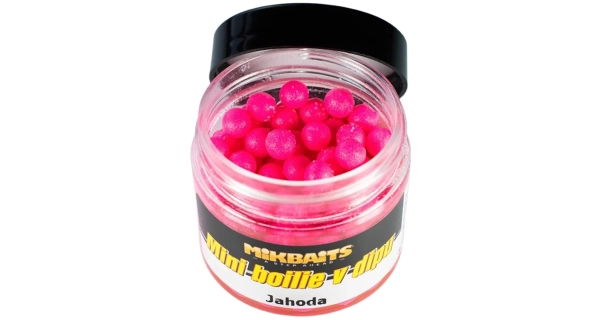 MIKBAITS - Mini boilie v dipe 50 ml Jahoda