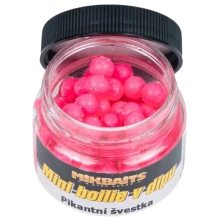 MIKBAITS - Mini boilie v dipe 50 ml Pikantná slivka