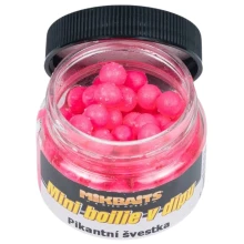 MIKBAITS - Mini boilie v dipe 50 ml Pikantná slivka