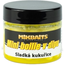 MIKBAITS - Mini boilie v dipe Sladká kukurica 8 mm 50 ml