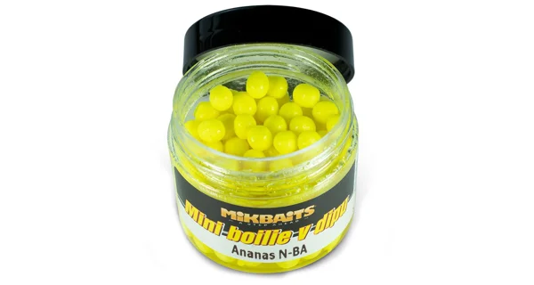MIKBAITS - Mini boilies v dipe 6-8 mm 50 ml Ananás N-BA