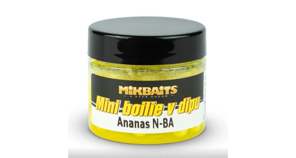 MIKBAITS - Mini boilies v dipe 6-8 mm 50 ml Ananás N-BA