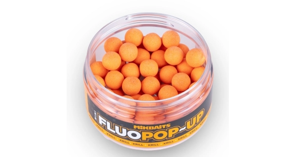MIKBAITS - Mini plávajúce boilies Fluo 100 ml 10 mm Krill