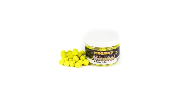 MIKBAITS - Mirabel fluo boilie 150 ml - ananás N-BA 12 mm